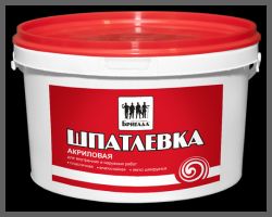 Акриловая шпатлевка